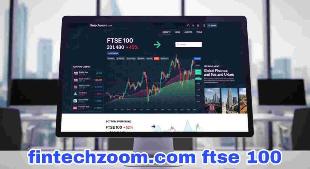fintechzoom.com ftse 100